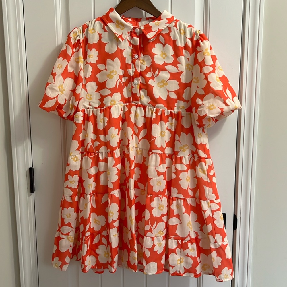blue b. Floral dress